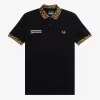 Noongoons Herren-Poloshirt mit Leopardenmuster