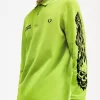 Noongoons Langarm-Poloshirt mit Grafik für Herren