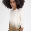 Ombre-Strickhemd für Damen