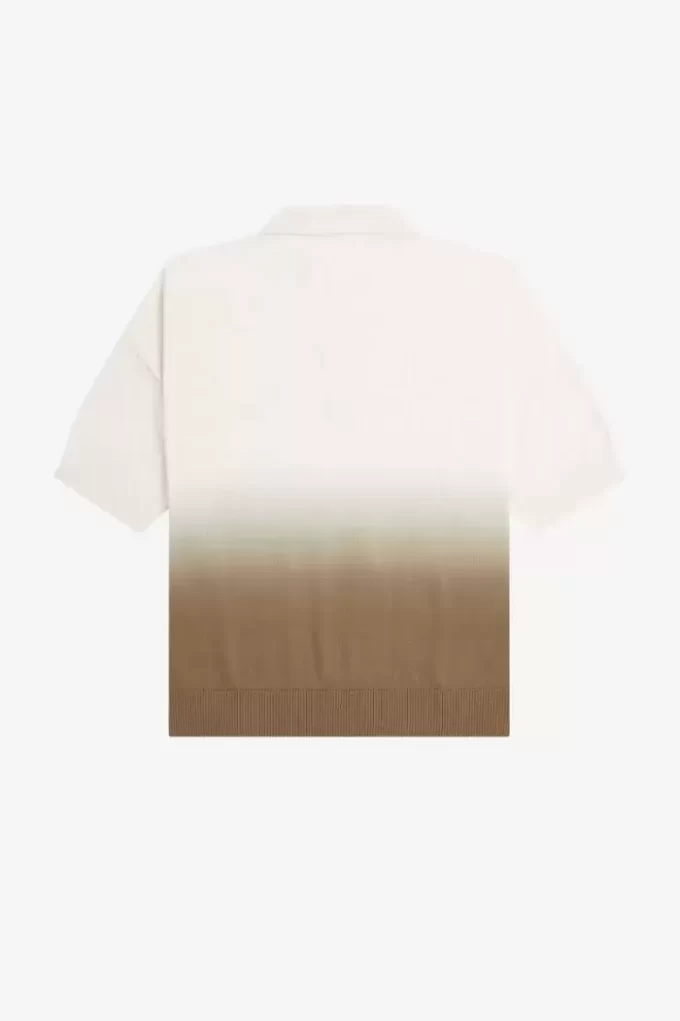 Ombre-Strickhemd für Damen