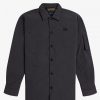 Overshirt-Hemden mit Patch-Detail