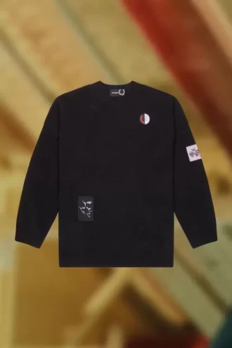 Oversize-Lorbeerkranz-Pullover für Herren