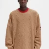 Oversize-Pullover mit Patch-Detail für Herren