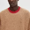 Oversize-Pullover mit Patch-Detail für Herren
