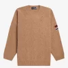 Oversize-Pullover mit Patch-Detail für Herren