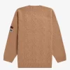 Oversize-Pullover mit Patch-Detail für Herren