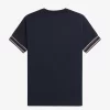 Piqué-T-Shirt mit auffälligen Streifen für Herren
