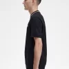 Piqué-T-Shirt mit Rundhalsausschnitt für Herren
