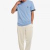 Piqué-T-Shirts mit Tramline-Spitze