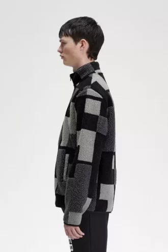 Pixel Borg Fleece Herren-Sweatshirts