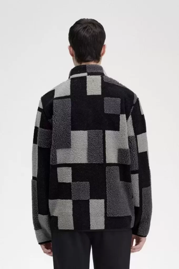 Pixel Borg Fleece Herren-Sweatshirts