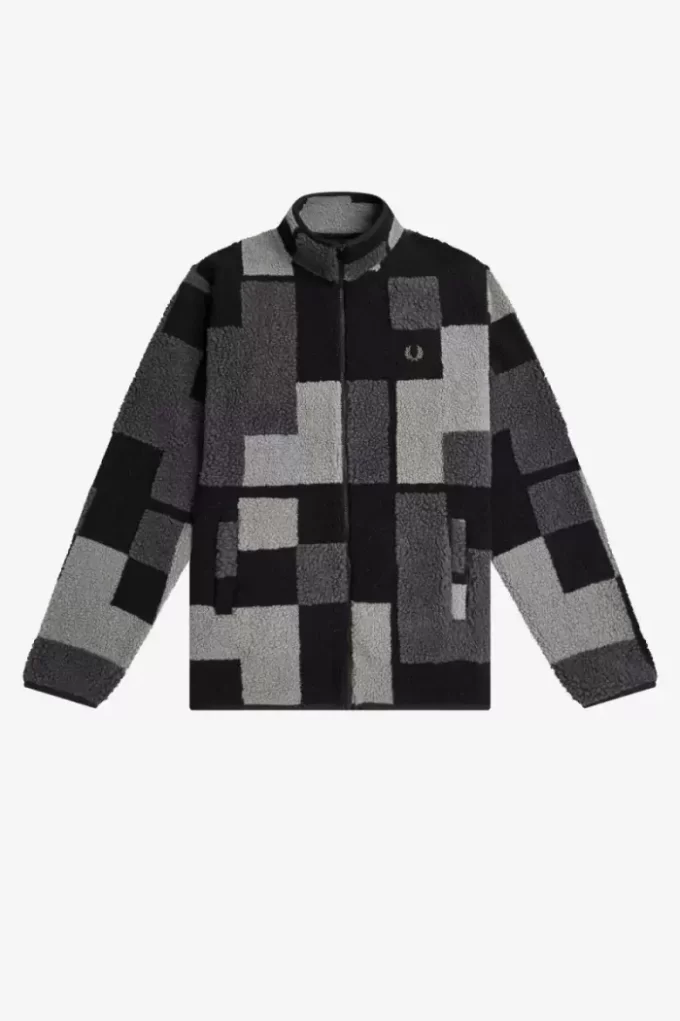 Pixel Borg Fleece Herren-Sweatshirts