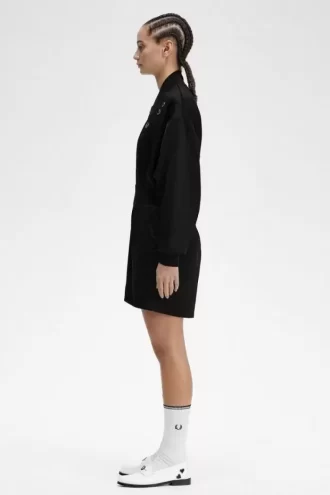 Playsuit-Kleid mit durchgehendem Reißverschluss für Damen