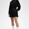 Playsuit-Kleid mit durchgehendem Reißverschluss für Damen