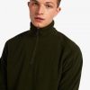 Polar Fleece-Trainingsjacken mit halbem Reißverschluss