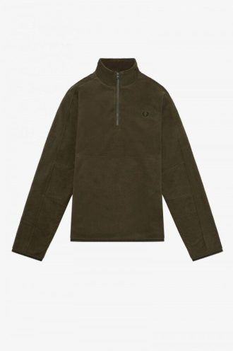 Polar Fleece-Trainingsjacken mit halbem Reißverschluss