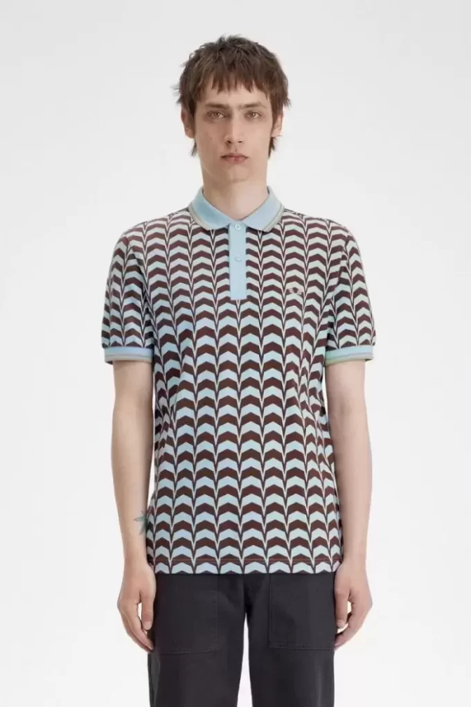 Poloshirt für Herren mit auffälligem Aufdruck