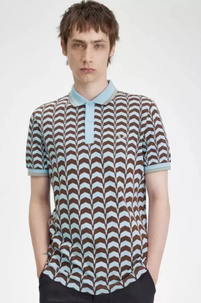 Poloshirt für Herren mit auffälligem Aufdruck