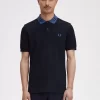 Poloshirt mit grafischem Kragen für Herren