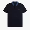 Poloshirt mit grafischem Kragen für Herren