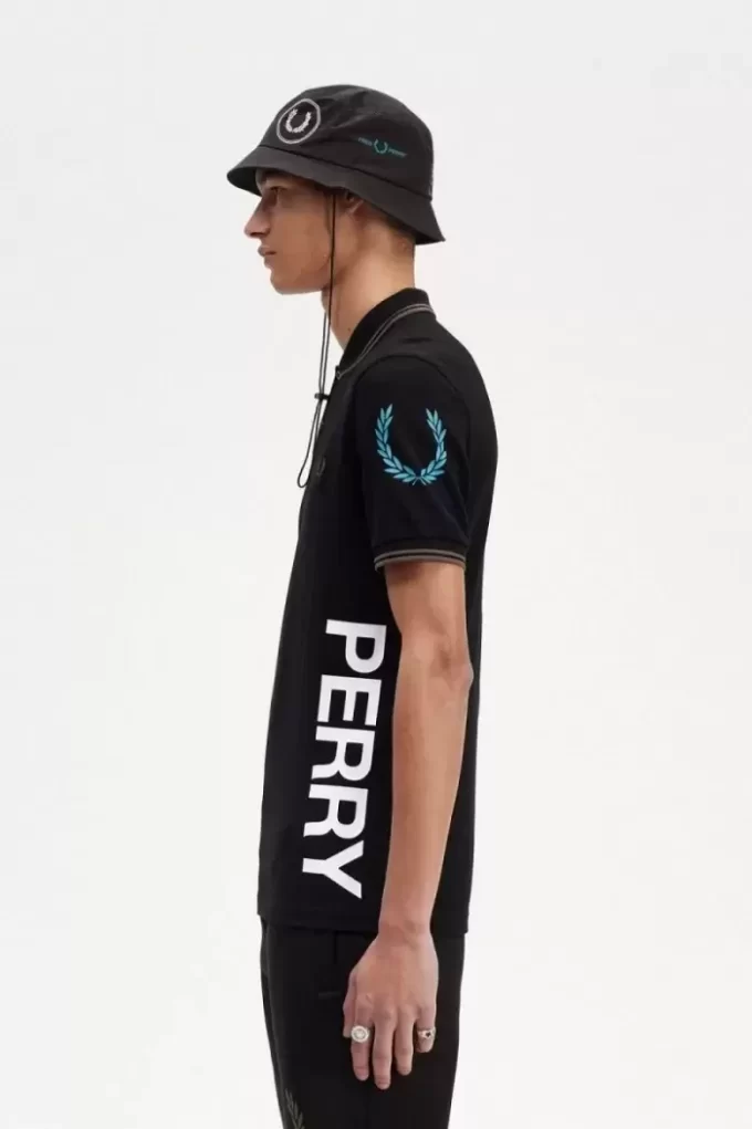 Poloshirt mit grafischem Markenlogo für Herren