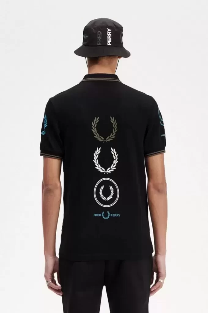 Poloshirt mit grafischem Markenlogo für Herren