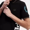 Poloshirt mit grafischem Markenlogo für Herren