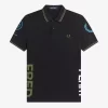 Poloshirt mit grafischem Markenlogo für Herren
