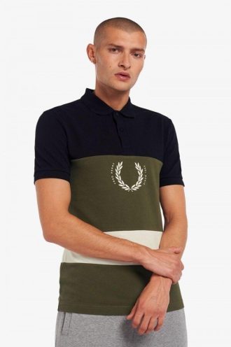Poloshirts mit Farbblock-Print