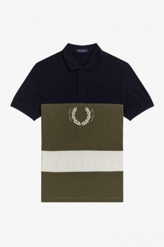 Poloshirts mit Farbblock-Print