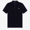 Poloshirts mit Frottee-Panel
