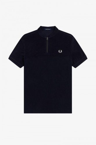 Poloshirts mit Frottee-Panel