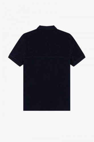 Poloshirts mit Frottee-Panel