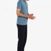 Poloshirts mit geripptem Kragen