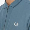 Poloshirts mit geripptem Kragen