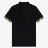 Poloshirts mit gestreiften Bündchen