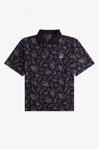 Poloshirts mit Paisley-Print