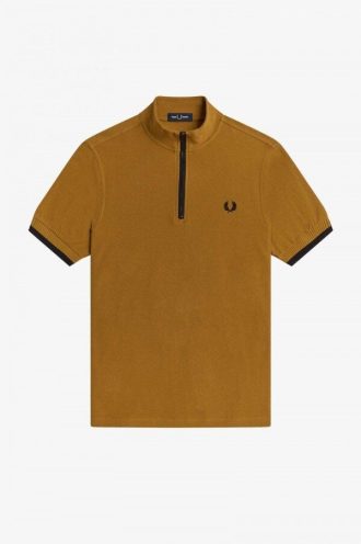 Poloshirts mit Trichterkragen