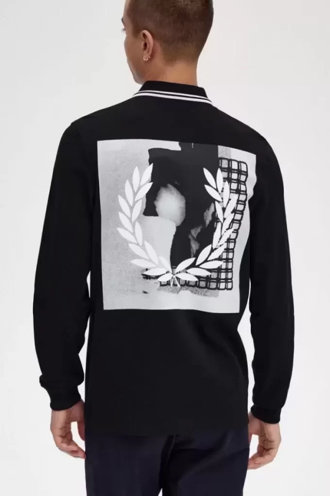 Rave Graphic Langarm-Herrenhemd