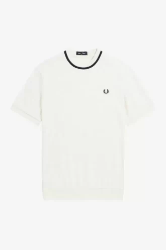 Reissues Piqué-T-Shirt mit Rundhalsausschnitt für Herren