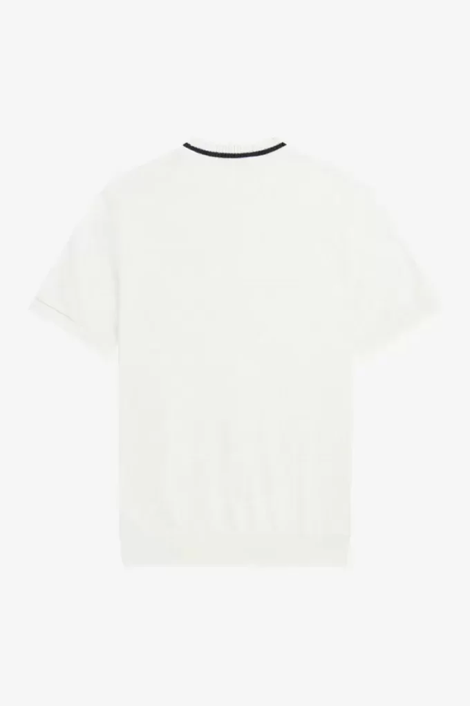 Reissues Piqué-T-Shirt mit Rundhalsausschnitt für Herren