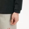 Relaxed Frottee-Poloshirt für Herren