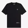 Relaxed Herren T-Shirt mit Aufdruck und Patch