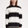 Relaxed Stripe Herren-Poloshirt