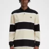 Relaxed Stripe Herren-Poloshirt