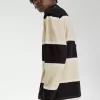 Relaxed Stripe Herren-Poloshirt