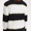 Relaxed Stripe Herren-Poloshirt