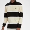 Relaxed Stripe Herren-Poloshirt