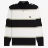 Relaxed Stripe Herren-Poloshirt