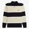 Relaxed Stripe Herren-Poloshirt